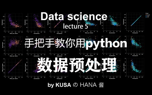 【手把手教你用Python数据预处理】数据导入 | 数据查看 | 数据清洗 | 数据提取&筛选 | 数据排序 | 数据汇总&统计 | 数据标准化 | 数据存储