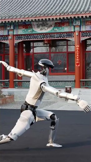 中国机器人舞剑拜年！