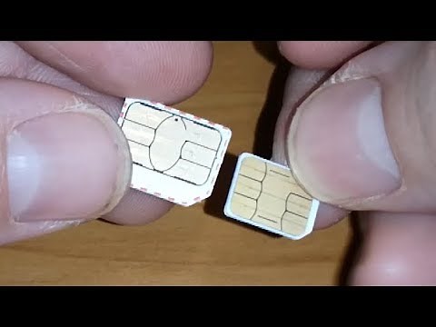 Transform a micro SIM card into a nano SIM.