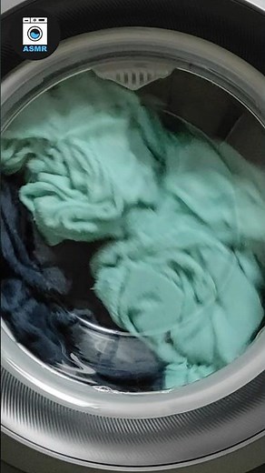Washing Soft Fluffy Blankets ASMR | Synthetic 30° of Electrolux #asmr #washingmachine #cleantok