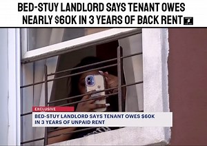 285K views · 2.3K reactions | Bed-Stuy landlord says tenant owes nearly $60K in 3 years of back rent #ericjaystreetnews News 12 Brooklyn | Eric Johnson | Facebook