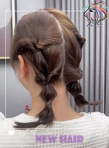 172K views · 6.7K reactions | Detailed instructions on how to tie hair neatly and simply | New hair | Facebook