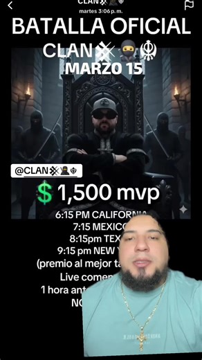 Batalla oficial de clan #henryortega_v #timbolos🍻🍻🍻 #rv #3r | clan