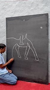 1M views · 28K reactions | How to draw one line art horse  || बिना हाथ उठाएँ horse drawing |||| #onelineart #artwork #fbreelsfypシ゚ | Artist Naresh kumar | Facebook