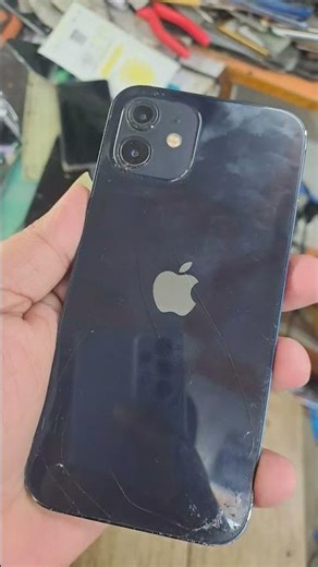 Apple iPhone 12 back glass ‪@Yusufsk132‬ . changing process done only rs1000
