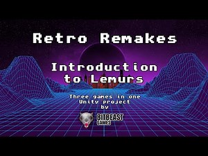 RetroRemakes Project in Unity - Introduction to Lemurs / Lemmings