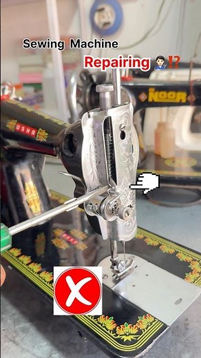 Sewing machine repairing ⁉️🧑🏻‍🔧 | #sewinghacks #sewingtipsandtricks #sewingmachine #diysewing