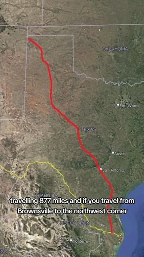 This Is How Long It Takes To Drive Across Texas! #geography