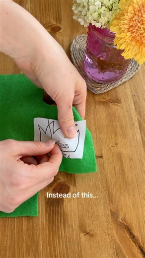 Stop Using Pins for Felt Appliqué