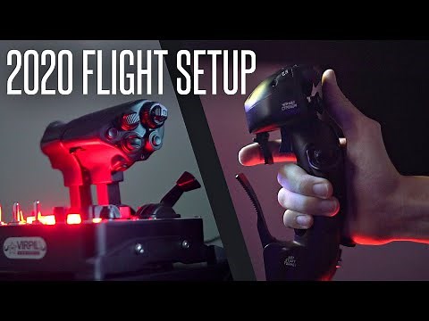 MY 2020 FLIGHT SIM SETUP! - Drewski's HOTAS, Rudder, and Headtracking Review!