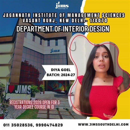 Best Interior Design College in Delhi NCR JIMS VK II