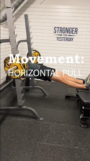 Horizontal Pull | exercises and loading variations