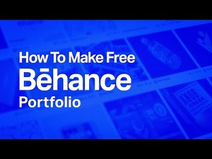 How To Make Free Behance Portfolio - Create Your First Project