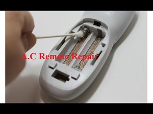 A.C Remote Repair in hndi (Battery Contact Spring in Rusty)