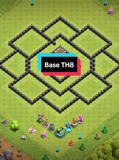 Best TH8 Clash of Clans Base Design Ideas