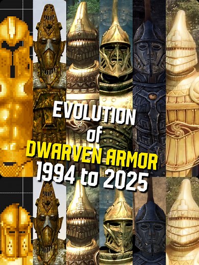 The Elder Scrolls: Dwarven Armor #elderscrolls #bethesda #oblivion #oblivionremastered #morrowind #skyrim #daggerfall #arena