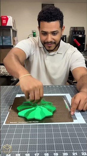 3D Printed Sensory Fidget Star | Stress Relief & Satisfying Toy ⭐💚