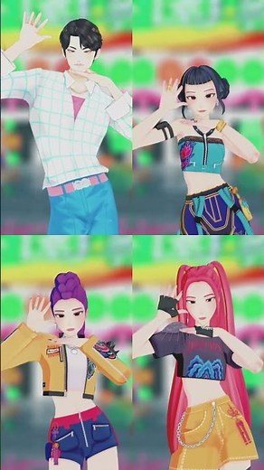 K-Pop Demon Hunters MMD Jojo Pose Challenge
