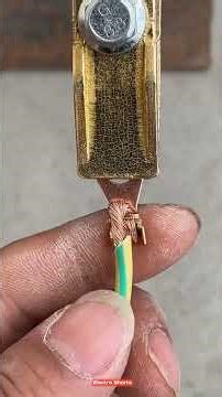 Advanced method for professional cable jointing. ⚡ #diy #electrician