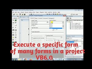 Execute the specific form of many forms (VB6.0)