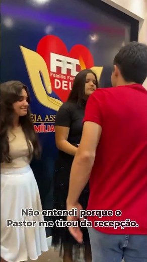 Why do you think the pastor removed the women from the reception area? 😂