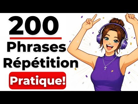 200 French Sentences to Speak French Fluently | (Easy → Advanced) | French Shadowing Practice