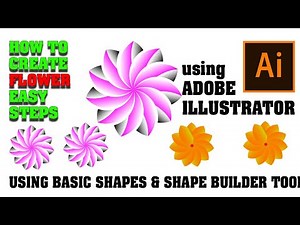 Adobe Illustrator Tutorial: Easy Flower Design for Beginners