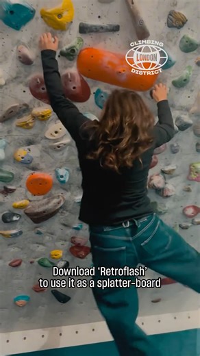 🧠💥 Our training board just got smarter. You can also use it as a splatter board with the Retro Flash app—set problems, log sends, and share beta straight from your phone. Here’s how: 📲 Download Retro Flash 🔍 Search for “cdb1” 🧱 Tap holds to set problems 🔥 Try climbs from others 📈 Track your progress Get creative, get strong, and get climbing 💪 #spraywall #splatterboard #retroflash #climbingdistrict #cdb1 #londonclimbing #boulderinglife | Arch Climbing Wall