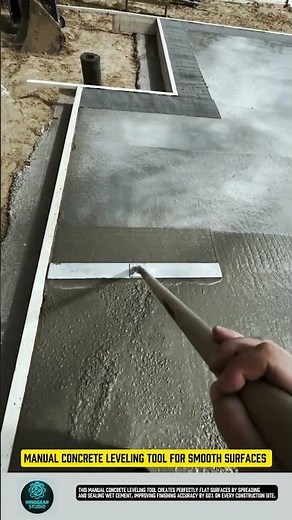 Manual concrete leveling tool for smooth surfaces #tool