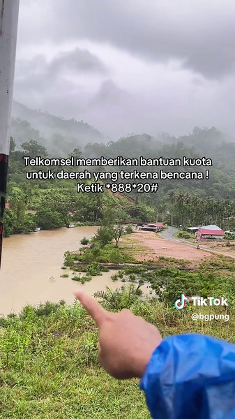Bantuan Kuota untuk Korban Banjir di Sumbar