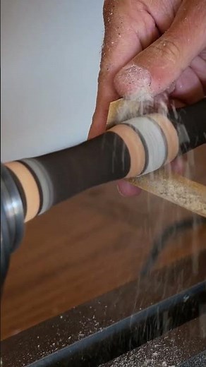 Making a custom fly rod handle #fishing
