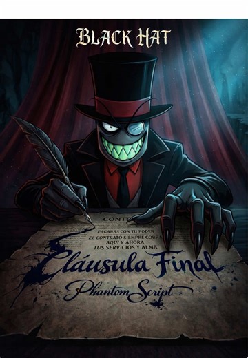 Cláusula Final | Black Hat Song by Phantom Script Un elegante y temible villano con un toque distinto… #music #New #fyp #villain #Black