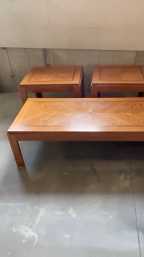 I saved these damaged PARTICLE BOARD tables from heading to the dump with a fresh PAINTED FINISH! | Salvaged by k. scott