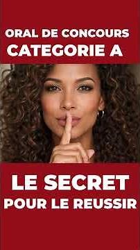 Oral exam for competitive exams, category A: the secret to success, by Yves Gautier, coach