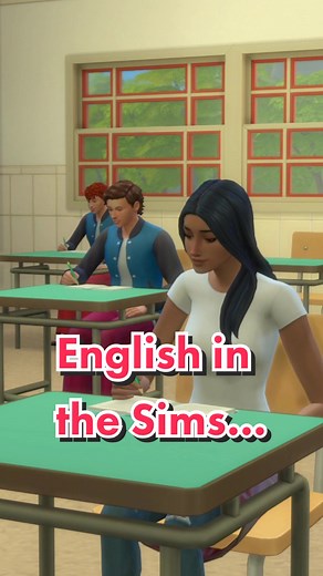 Sims Speaking English Reactions