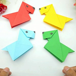 7.5K views · 44 reactions | Origami Dog: How to Make a Paper Dog Step by Step | Easy Paper Crafts For School Projects | Million Ideas of Crafts | Facebook