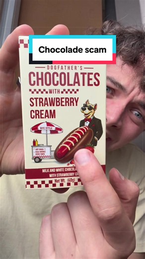 Deze chocolade hotdog is een scam 😥