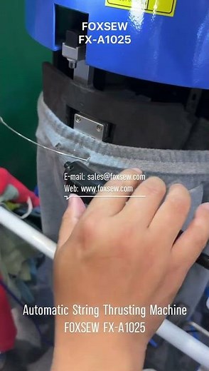 Automatic String Thrusting Machine for Pants