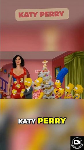 Katy Perry Crashes Simpsons Christmas