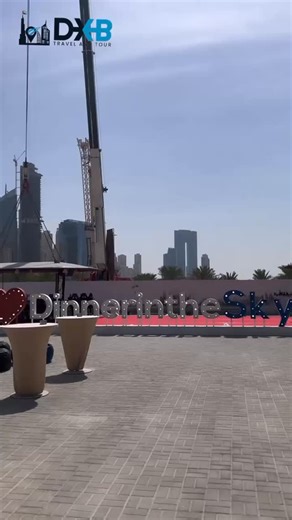 62 reactions | Dinner in the Sky Dubai  Experience dining like no other in Dubai!  *Dinner in the Sky Dubai* lets you dine *50 meters above ground* suspended in air ️. Savor a *3-course meal* while enjoying 360° views of Dubai's skyline . A unique blend of food, thrill, and views! Grab your ticket now #DinnerInTheSkyDubai #DubaiDining #UniqueExperiences #DubaiTourism #FoodieDubai #ThrillDining | Dxb Travel And Tours | Facebook
