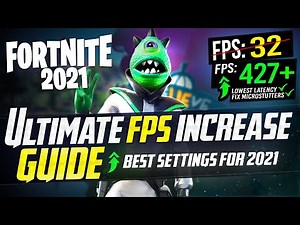 🔧 FORTNITE SEASON 7: Dramatically increase FPS / Performance with any setup! in 2021 S7 *NEW* 🖱️🎮✔️