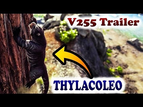 ARK Official Trailer Patch 255 Electrophorus, Microraptor, Ammonite, Thylacoleo, & Tek Structures!