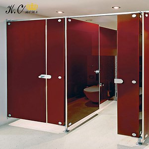 [Hot Item] Customized Sports Center Full Phenolic Resin HPL Toilet Partition Washroom Cubicle Partitions