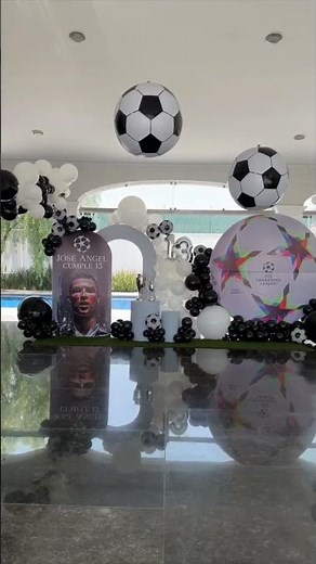 FIFA Soccer Birthday Party Setup ⚽🏆 Luxury Football Theme Decor Ideas #shorts