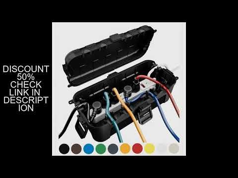 Waterproof Outdoor Electrical Box, Available in 10 Color Options, Weatherproof Connection Box for Pr