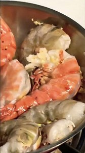 Tiger shrimp 🍤 stir fry with garlic 🧄 and butter 🧈