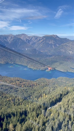 20K views · 622 reactions | Riding the modern Zugspitze Cable Car in autumn offers breathtaking panoramic views of the surrounding Alps from the summit of Germany's highest peak. #fallcolors #VisitGermany #fallvibes #GarmischPartenkirchen #zugspitze #cablecar | The amazing places | Facebook