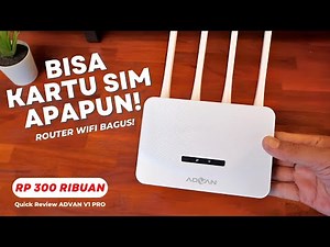ROUTER WIFI BAGUS 2024 Unlock Semua Operator – Review Advan V1 Pro