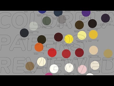 G.F. Smith Colorplan Paper Review