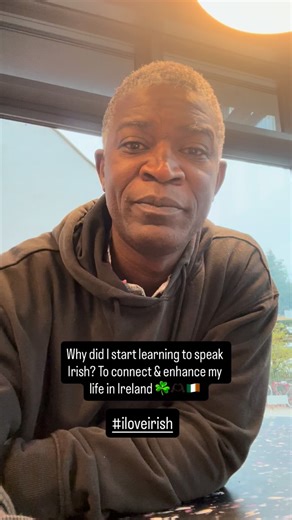 Why I speak Irish 🇮🇪✨ Speaking the native language brings me closer to the land and the people. The sacred sounds, cadences, and poetry connect me to the saints and scholars who made Ireland so important to the world of literacy and the spread of Christianity. I believe in speaking the native language because it’s transformative. 🎙️ Listen to my recent BBC Ulster interview where I discuss Black History Month and the importance of history and knowledge. 🔗 Link in bio #IrishLanguage #Gaeilge #